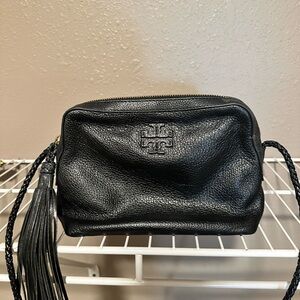 Tory Burch Black Leather Cross Body